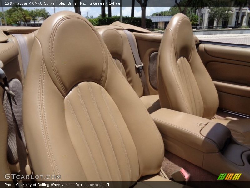 British Racing Green / Coffee 1997 Jaguar XK XK8 Convertible