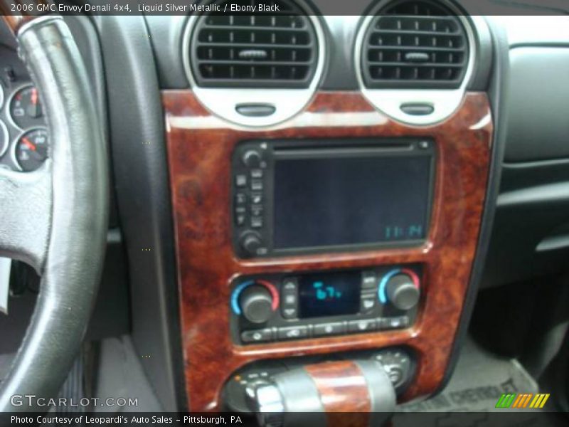 Liquid Silver Metallic / Ebony Black 2006 GMC Envoy Denali 4x4