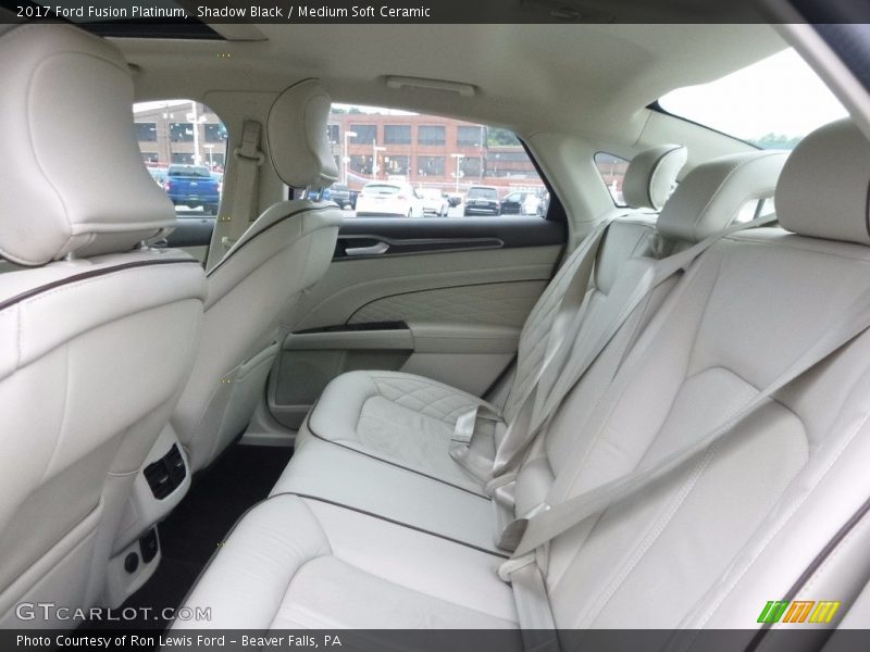 Shadow Black / Medium Soft Ceramic 2017 Ford Fusion Platinum