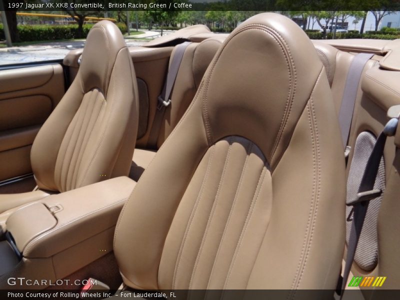 British Racing Green / Coffee 1997 Jaguar XK XK8 Convertible