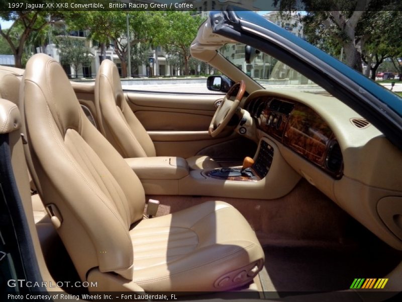 British Racing Green / Coffee 1997 Jaguar XK XK8 Convertible