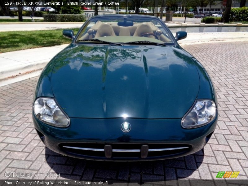 British Racing Green / Coffee 1997 Jaguar XK XK8 Convertible
