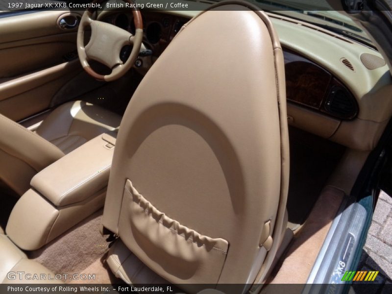 British Racing Green / Coffee 1997 Jaguar XK XK8 Convertible