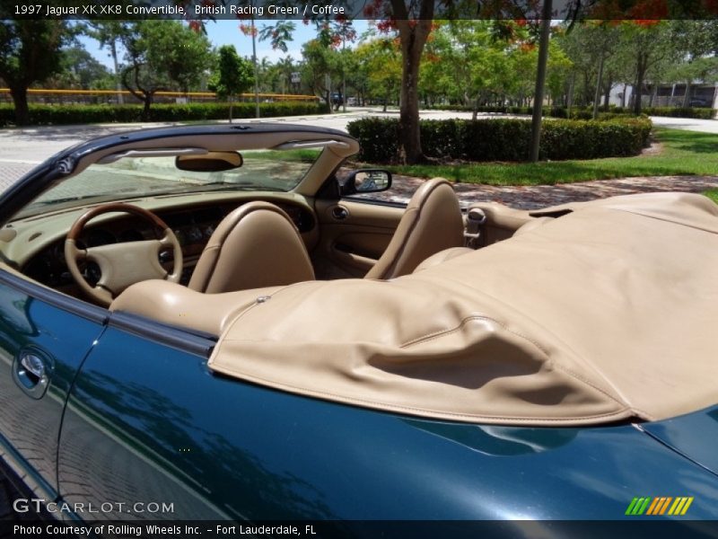 British Racing Green / Coffee 1997 Jaguar XK XK8 Convertible