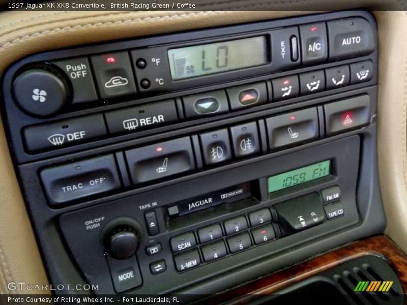 British Racing Green / Coffee 1997 Jaguar XK XK8 Convertible