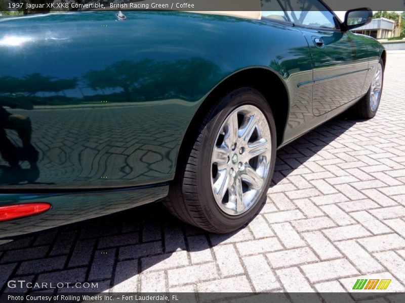 British Racing Green / Coffee 1997 Jaguar XK XK8 Convertible