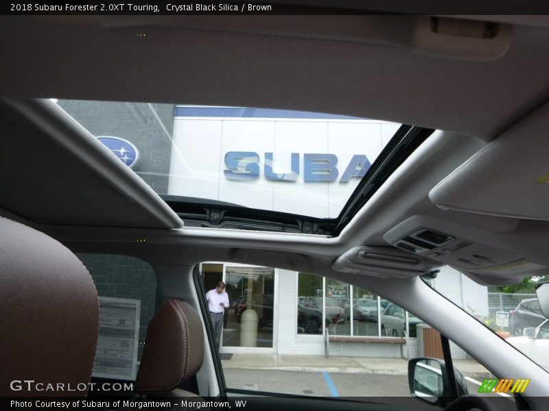 Crystal Black Silica / Brown 2018 Subaru Forester 2.0XT Touring