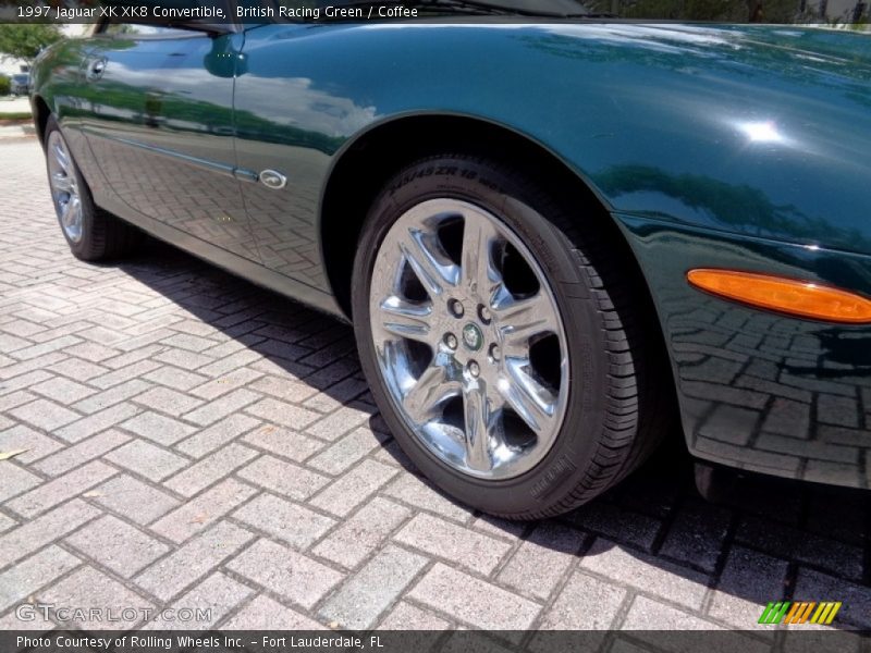 British Racing Green / Coffee 1997 Jaguar XK XK8 Convertible