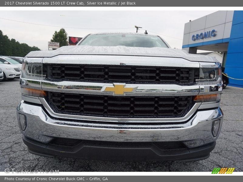 Silver Ice Metallic / Jet Black 2017 Chevrolet Silverado 1500 LT Crew Cab