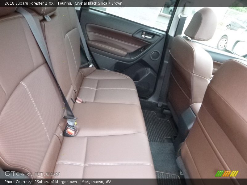 Crystal Black Silica / Brown 2018 Subaru Forester 2.0XT Touring