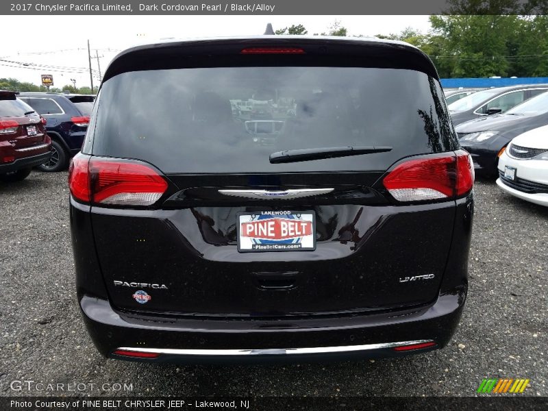 Dark Cordovan Pearl / Black/Alloy 2017 Chrysler Pacifica Limited