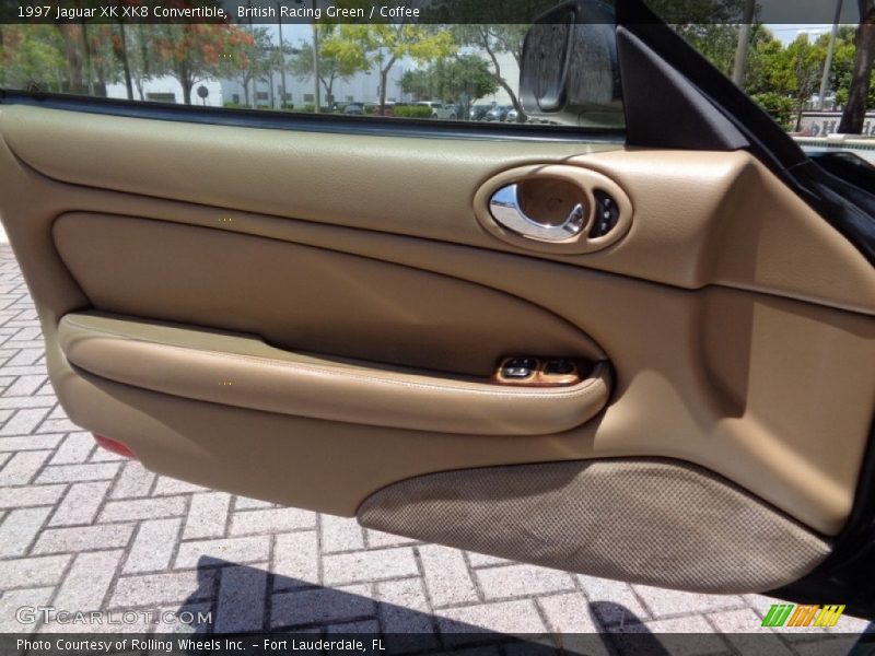 British Racing Green / Coffee 1997 Jaguar XK XK8 Convertible