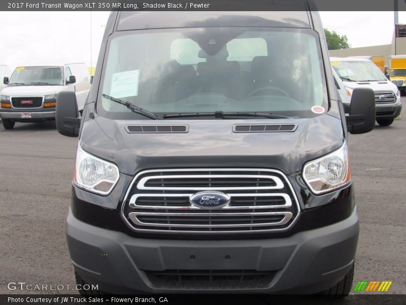 Shadow Black / Pewter 2017 Ford Transit Wagon XLT 350 MR Long