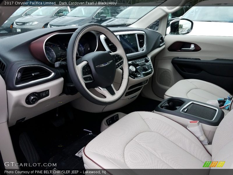 Dark Cordovan Pearl / Black/Alloy 2017 Chrysler Pacifica Limited