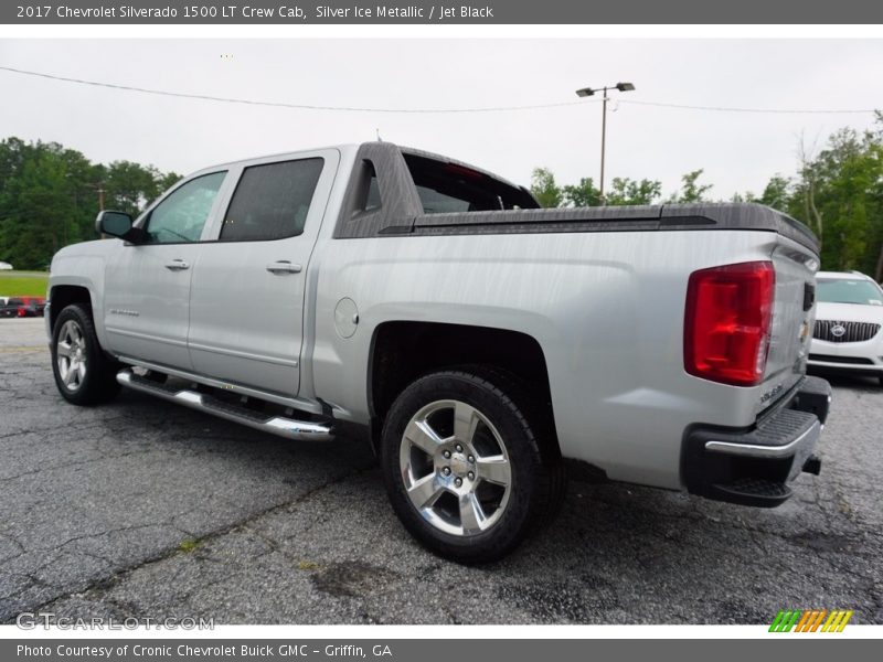 Silver Ice Metallic / Jet Black 2017 Chevrolet Silverado 1500 LT Crew Cab