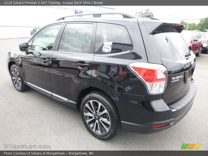 Crystal Black Silica / Brown 2018 Subaru Forester 2.0XT Touring