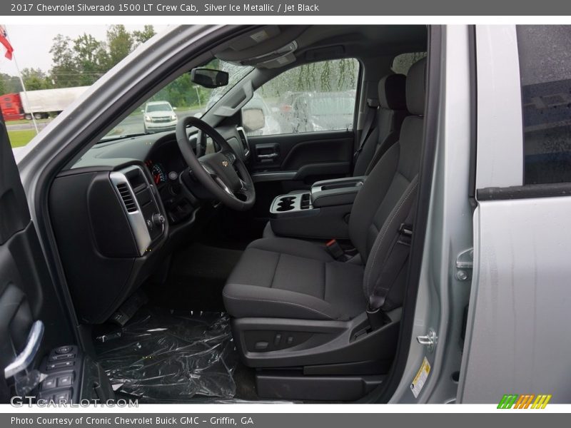 Silver Ice Metallic / Jet Black 2017 Chevrolet Silverado 1500 LT Crew Cab