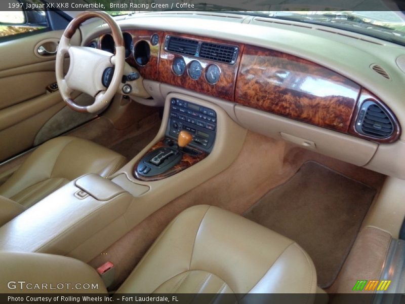 British Racing Green / Coffee 1997 Jaguar XK XK8 Convertible