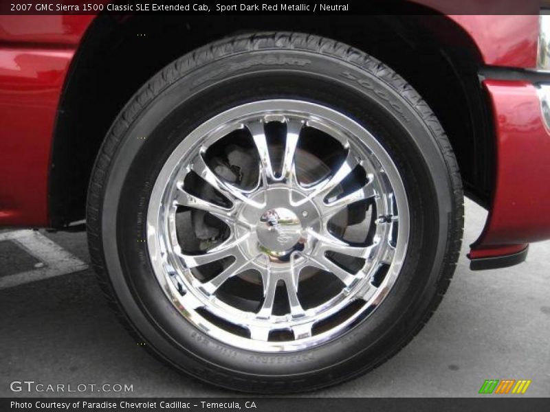 Sport Dark Red Metallic / Neutral 2007 GMC Sierra 1500 Classic SLE Extended Cab