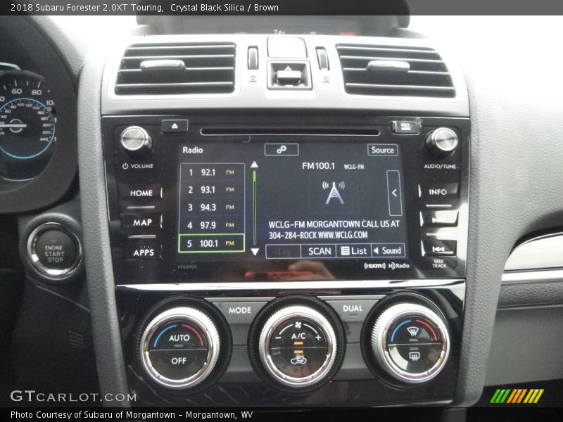 Crystal Black Silica / Brown 2018 Subaru Forester 2.0XT Touring