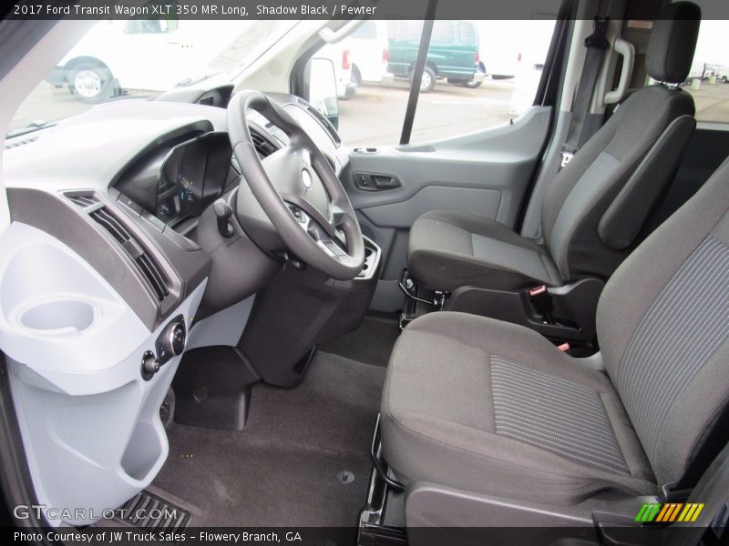 Shadow Black / Pewter 2017 Ford Transit Wagon XLT 350 MR Long