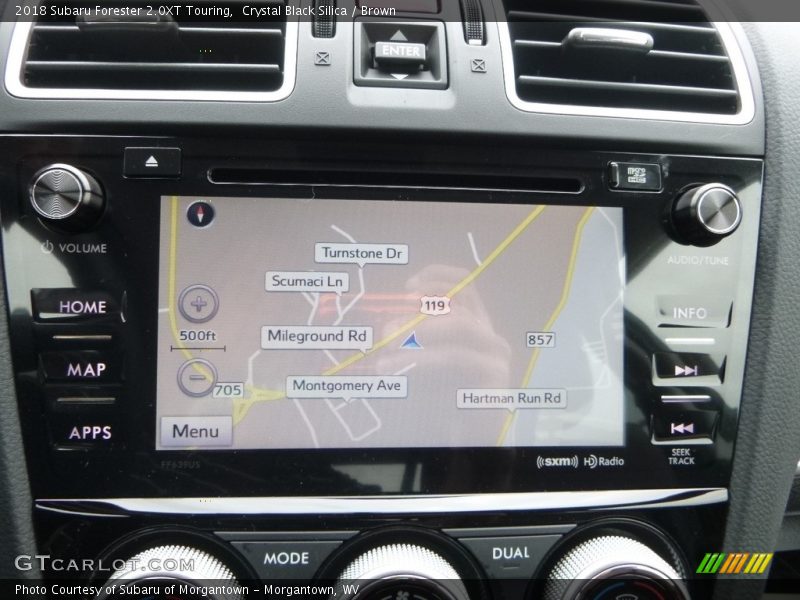 Navigation of 2018 Forester 2.0XT Touring