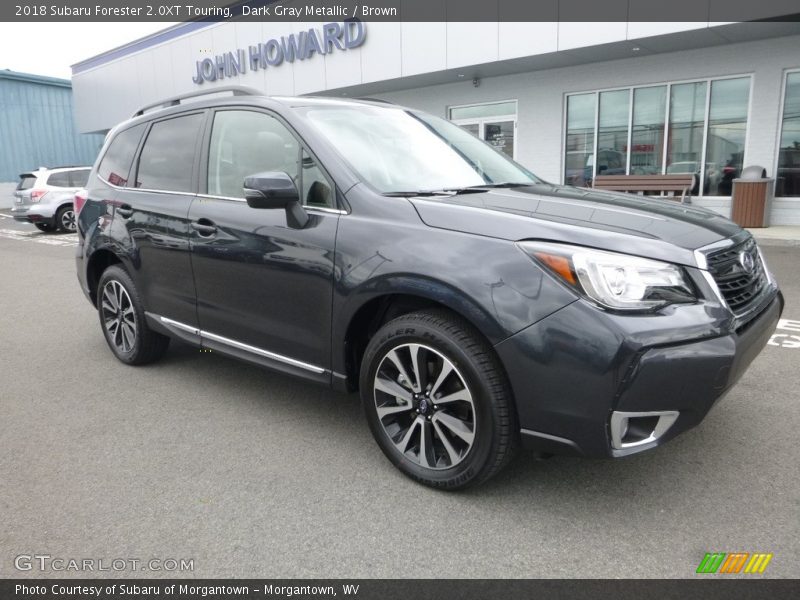 Dark Gray Metallic / Brown 2018 Subaru Forester 2.0XT Touring