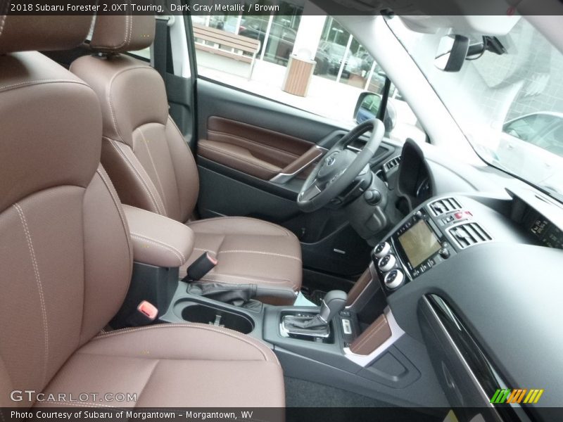 Dark Gray Metallic / Brown 2018 Subaru Forester 2.0XT Touring