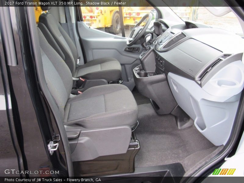 Shadow Black / Pewter 2017 Ford Transit Wagon XLT 350 MR Long
