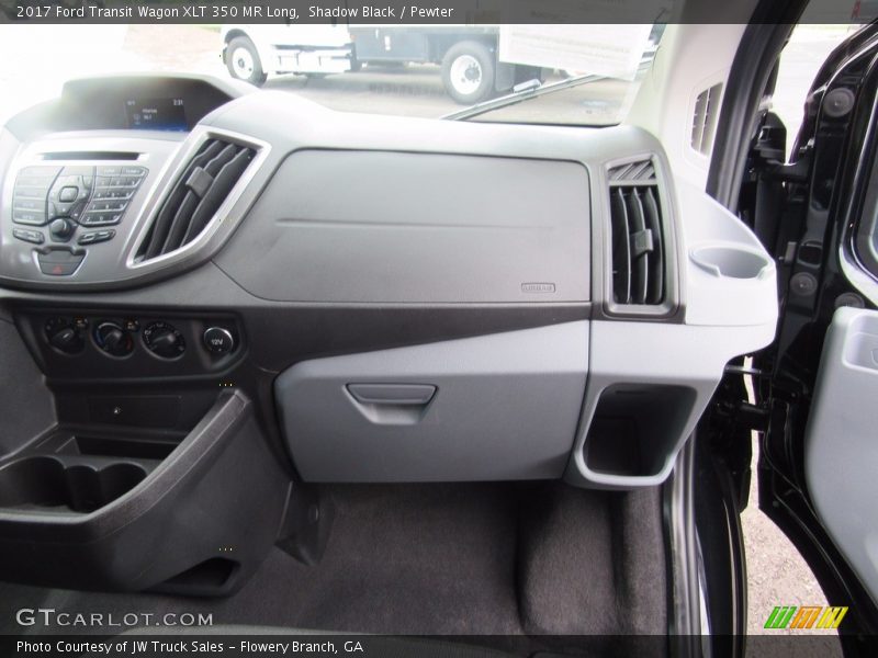 Shadow Black / Pewter 2017 Ford Transit Wagon XLT 350 MR Long