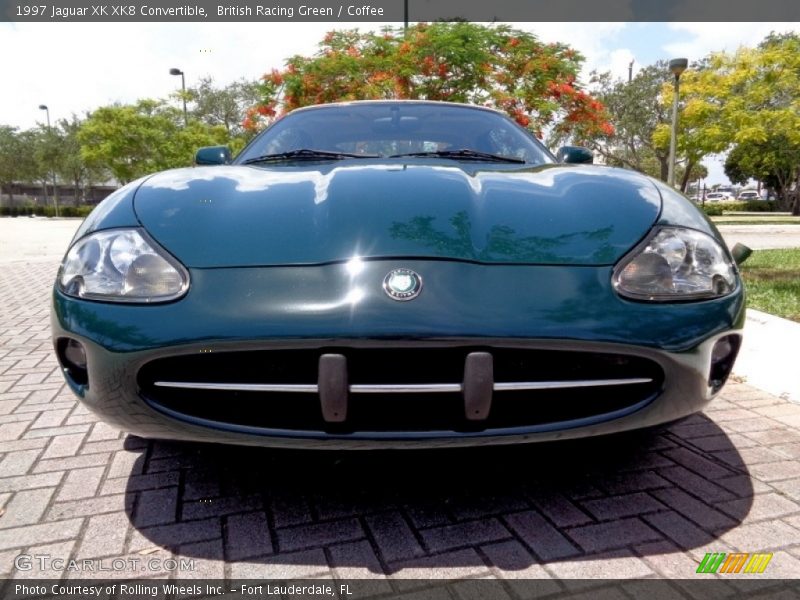 British Racing Green / Coffee 1997 Jaguar XK XK8 Convertible
