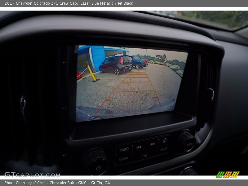 Laser Blue Metallic / Jet Black 2017 Chevrolet Colorado Z71 Crew Cab
