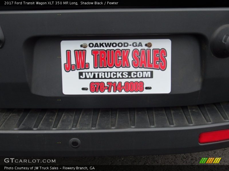 Shadow Black / Pewter 2017 Ford Transit Wagon XLT 350 MR Long