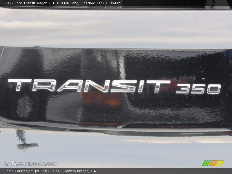 Shadow Black / Pewter 2017 Ford Transit Wagon XLT 350 MR Long