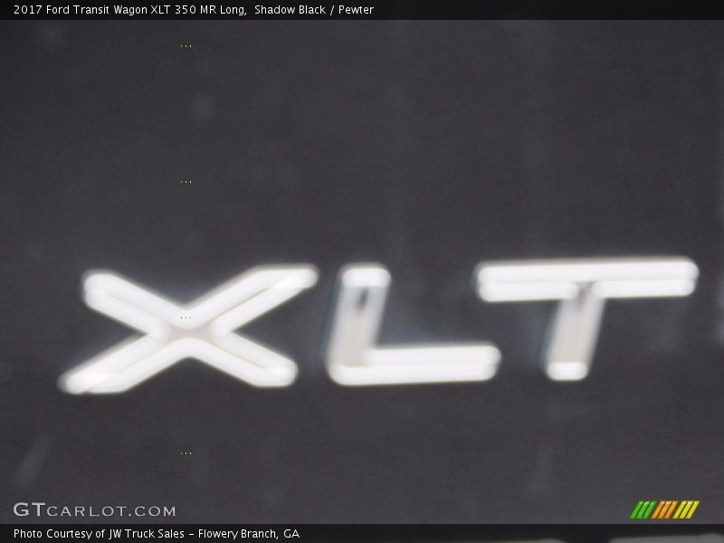 Shadow Black / Pewter 2017 Ford Transit Wagon XLT 350 MR Long