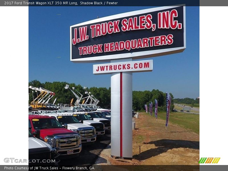 Shadow Black / Pewter 2017 Ford Transit Wagon XLT 350 MR Long