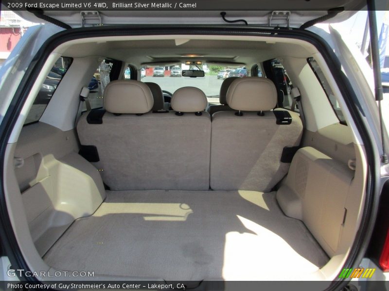 Brilliant Silver Metallic / Camel 2009 Ford Escape Limited V6 4WD