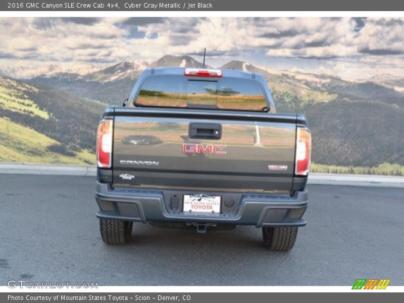 Cyber Gray Metallic / Jet Black 2016 GMC Canyon SLE Crew Cab 4x4