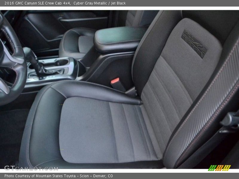 Cyber Gray Metallic / Jet Black 2016 GMC Canyon SLE Crew Cab 4x4