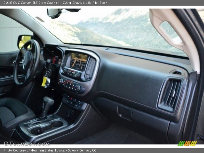 Cyber Gray Metallic / Jet Black 2016 GMC Canyon SLE Crew Cab 4x4