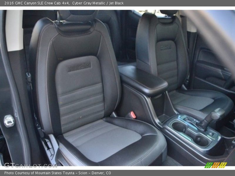 Cyber Gray Metallic / Jet Black 2016 GMC Canyon SLE Crew Cab 4x4