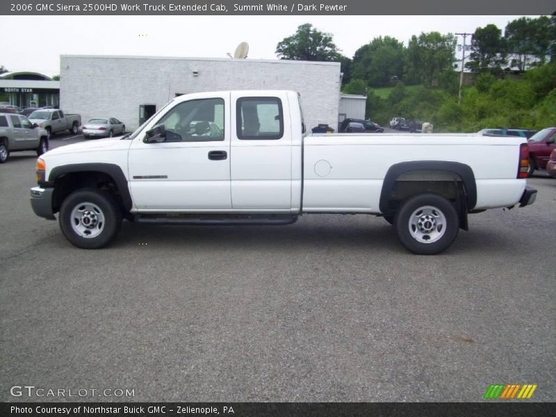 Summit White / Dark Pewter 2006 GMC Sierra 2500HD Work Truck Extended Cab