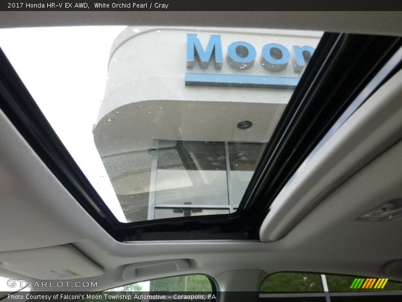 White Orchid Pearl / Gray 2017 Honda HR-V EX AWD