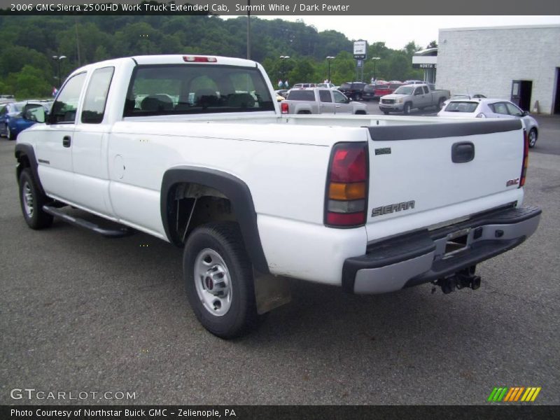 Summit White / Dark Pewter 2006 GMC Sierra 2500HD Work Truck Extended Cab
