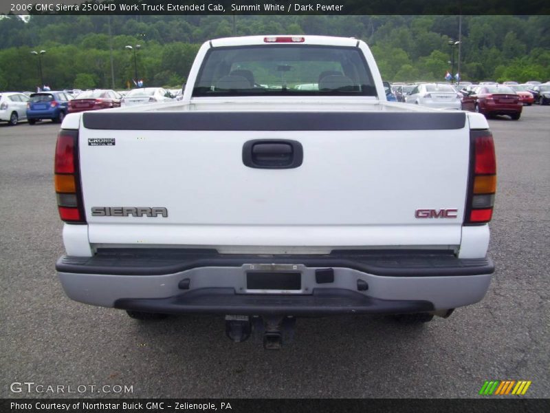 Summit White / Dark Pewter 2006 GMC Sierra 2500HD Work Truck Extended Cab
