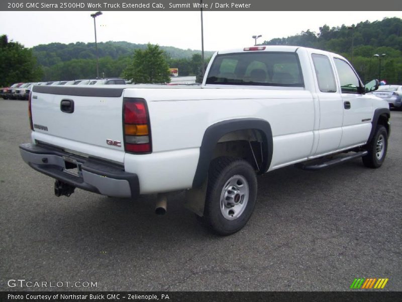 Summit White / Dark Pewter 2006 GMC Sierra 2500HD Work Truck Extended Cab
