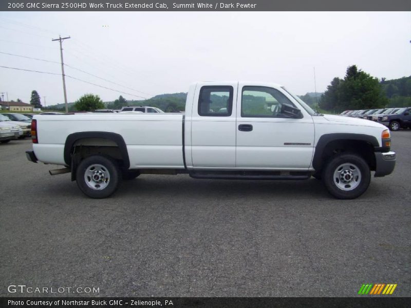 Summit White / Dark Pewter 2006 GMC Sierra 2500HD Work Truck Extended Cab