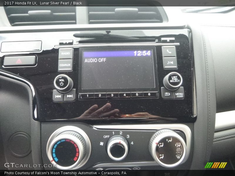 Lunar Silver Pearl / Black 2017 Honda Fit LX