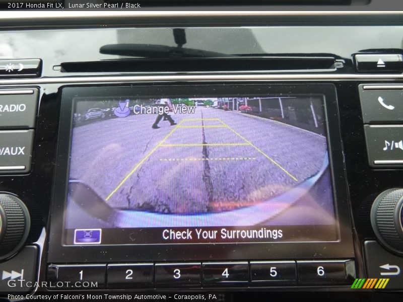 Lunar Silver Pearl / Black 2017 Honda Fit LX