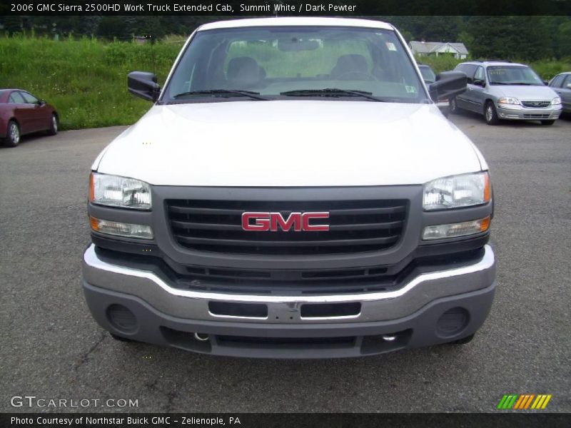 Summit White / Dark Pewter 2006 GMC Sierra 2500HD Work Truck Extended Cab